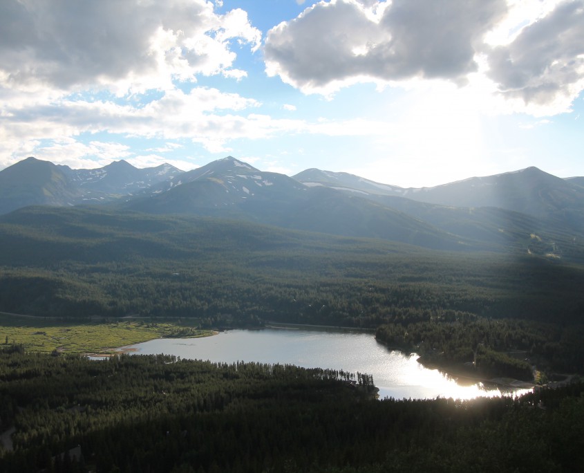 View from Boreas Pass in the summer